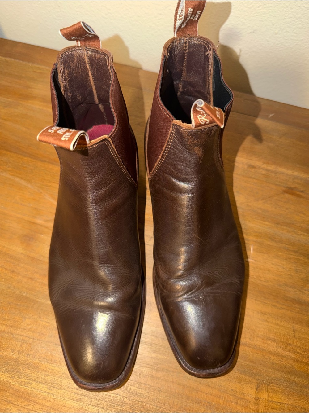 R.M. Williams Dark Brown Leather Chukka Boots